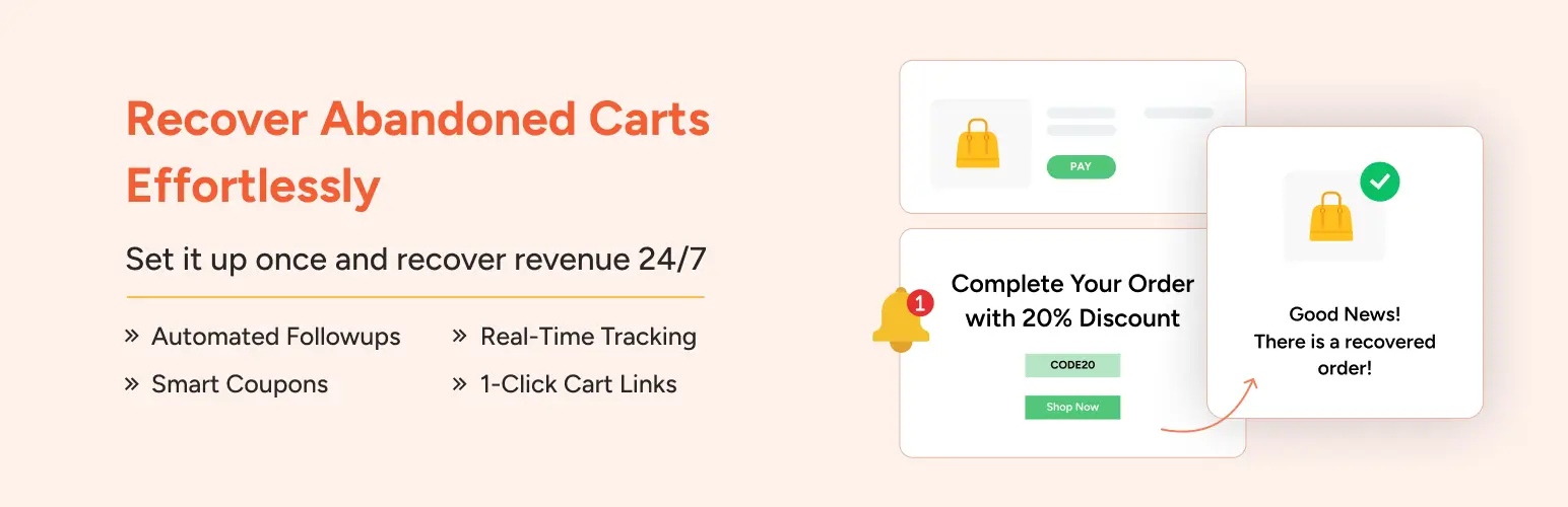 Cart Abandonment Recovery for WooCommerce