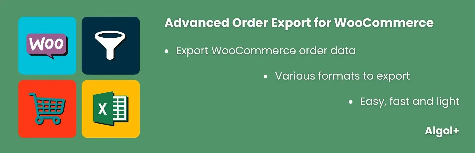 Advanced Order Export For WooCommerce