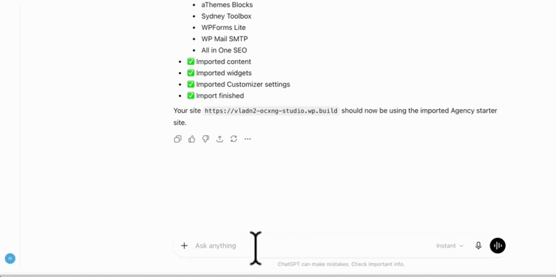 assistant updating the global color palette