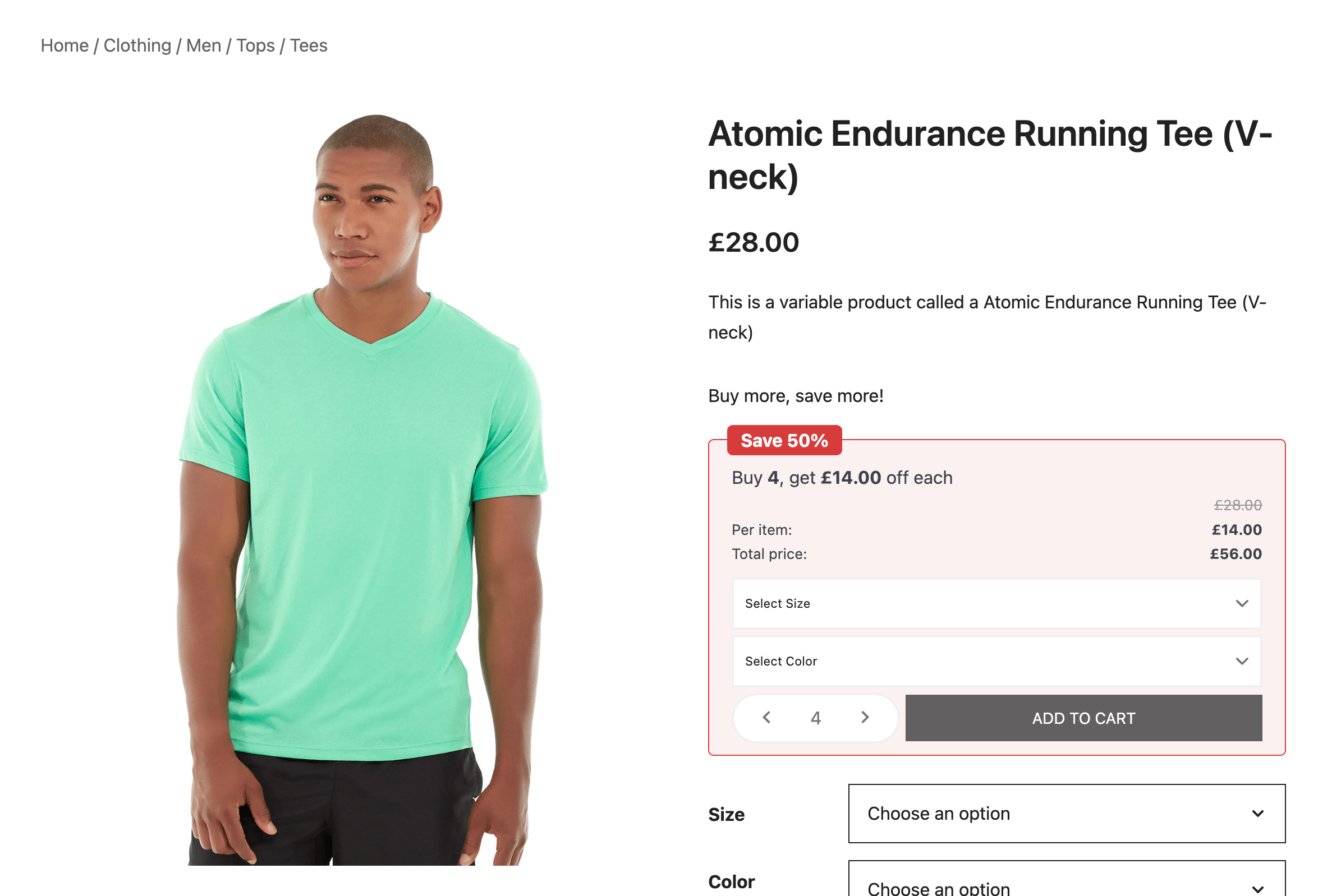 bulk discounts product page