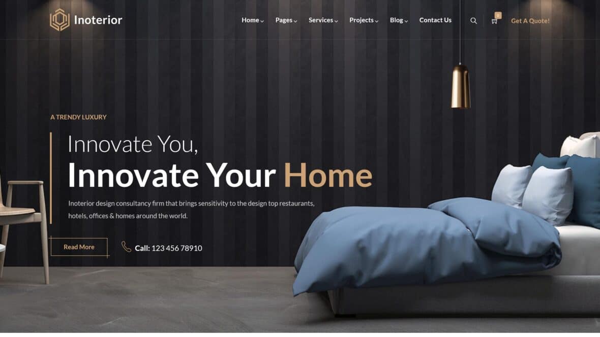 23 Best Interior Design WordPress Themes 2025