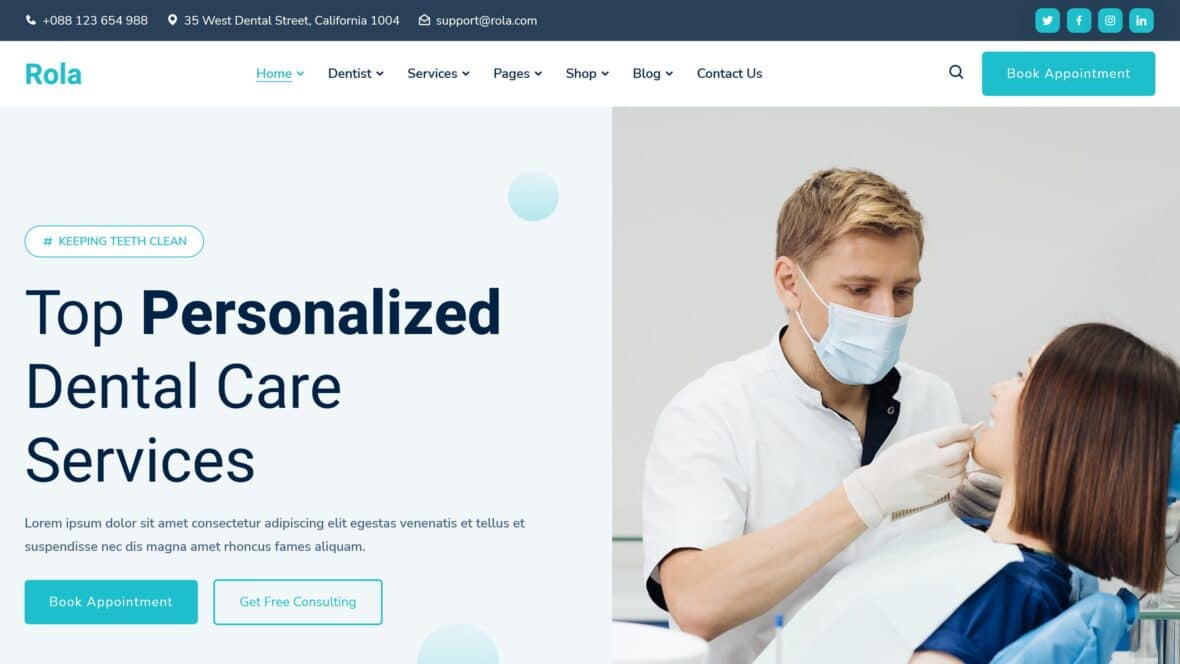 13 Best WordPress Dentist Themes 2025