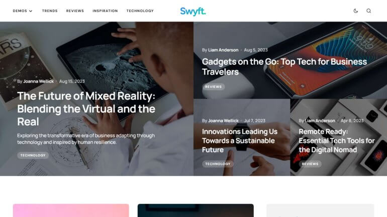 16 Best Tech Blog WordPress Themes 2025