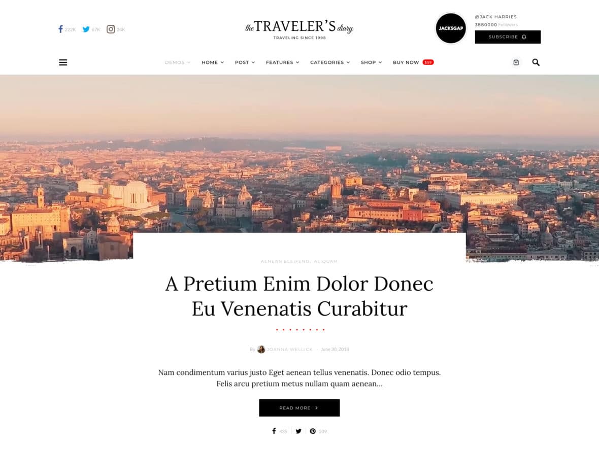 35+ Best Travel WordPress Themes For Blogs, Agencies and Hotels 2024 ...